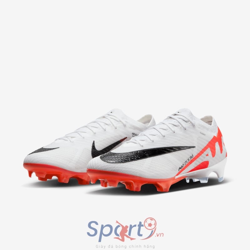 Nike Mercurial Vapor 15 Elite FG - Trắng đỏ - DJ4978-600